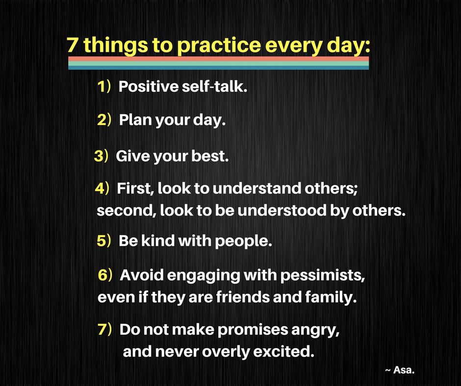 Five things to practice every day_