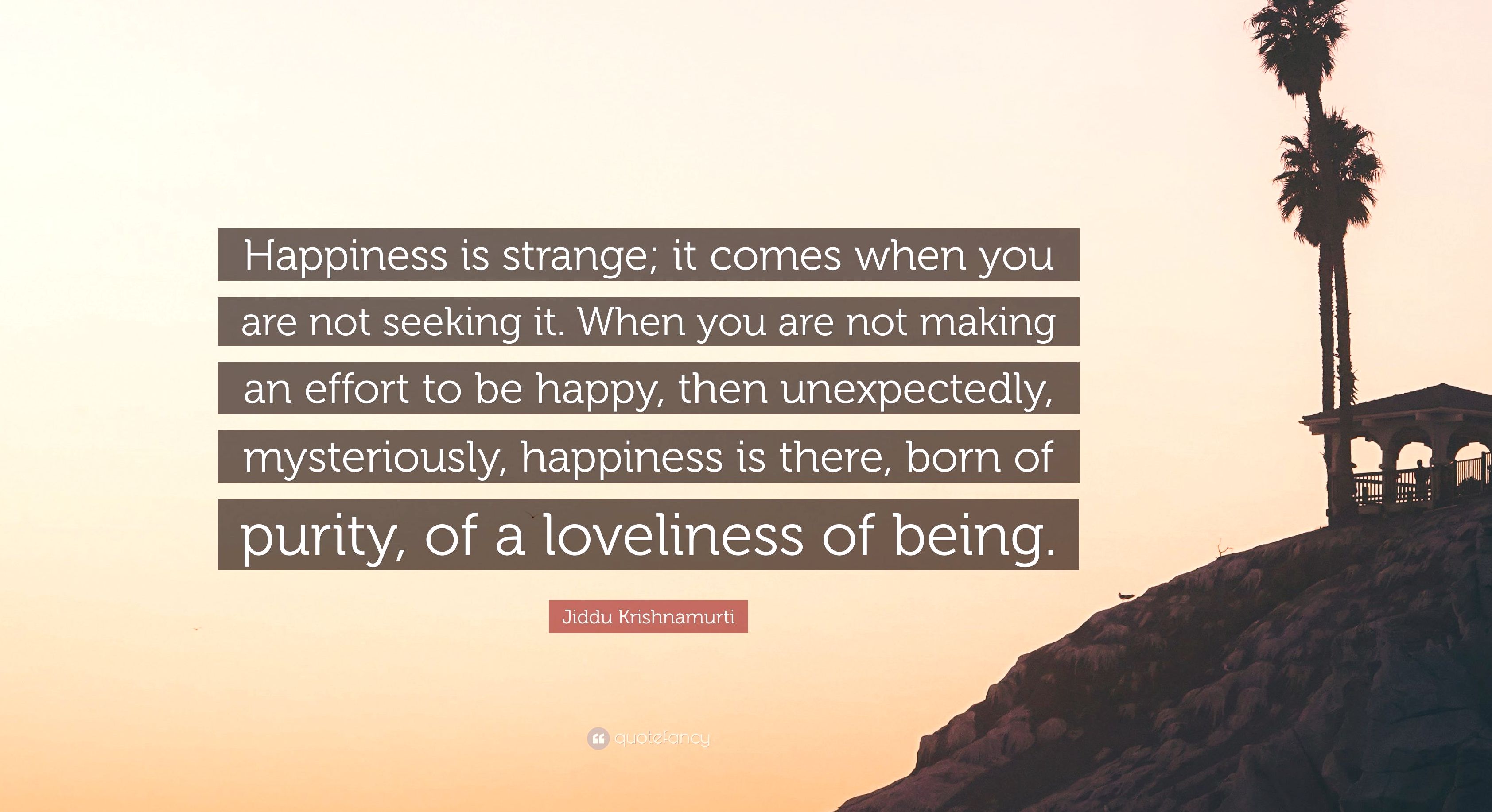 5137647-Jiddu-Krishnamurti-Quote-Happiness-is-strange-it-comes-when-you